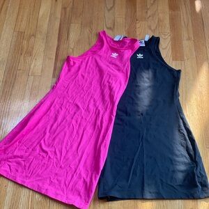Adidas Black and Pink Tank Dress Bundle